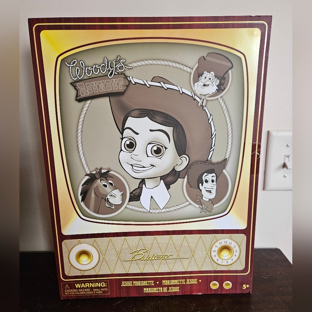 Disney Parks Woody's Roundup Toy Story Marionette Doll Jessie New.